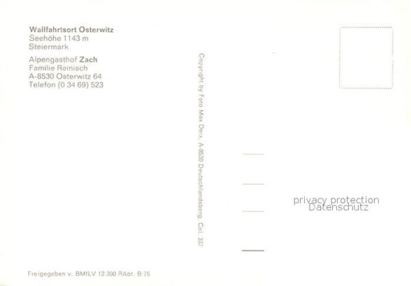 Osterwitz Wallfahrtsort Alpengasthof Zach Wallfah – Bild 2