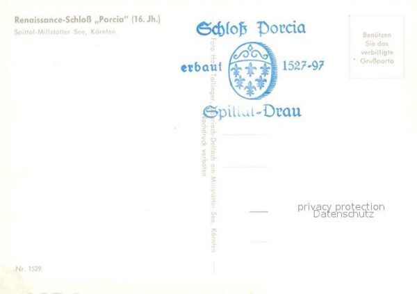Spittal Drau Renaissance Schloss Porcia 16. Jhdt. Te – Bild 2