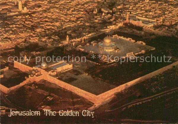 Jerusalem Yerushalayim The Golden City aerial view