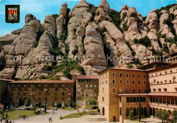 Montserrat Kloster Vista parcial del Santuario