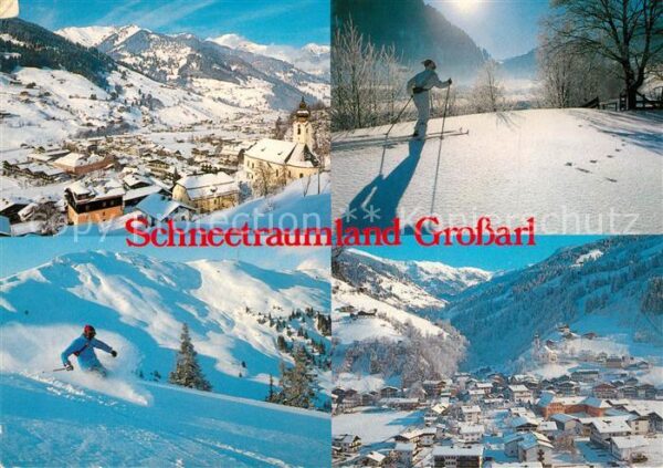 Grossarl Panorama Wintersportplatz Alpen Skiabfa
