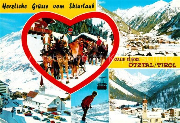 Gries Laengenfeld Tirol Ortsansichten Wintersportplatz Ötztaler