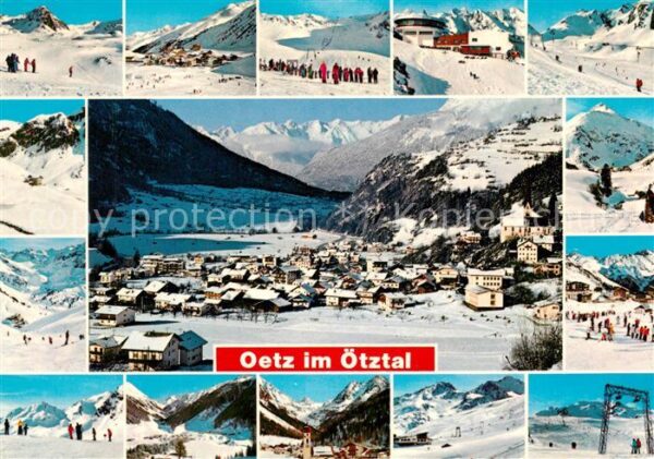 Oetz Tirol Wintersportzentren des Ötztales Ötztale