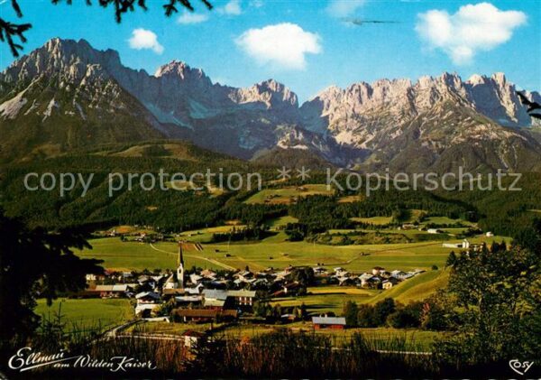 Ellmau Tirol Panorama Wilder Kaiser Kaisergebirge
