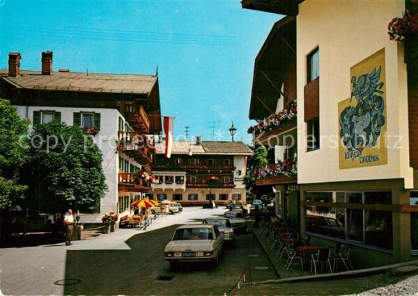 Ellmau Tirol Strassenmotiv Sommerfrische