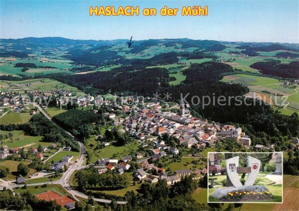 Haslach Muehl Erholungsort im Mühlviertel Fliegeraufn