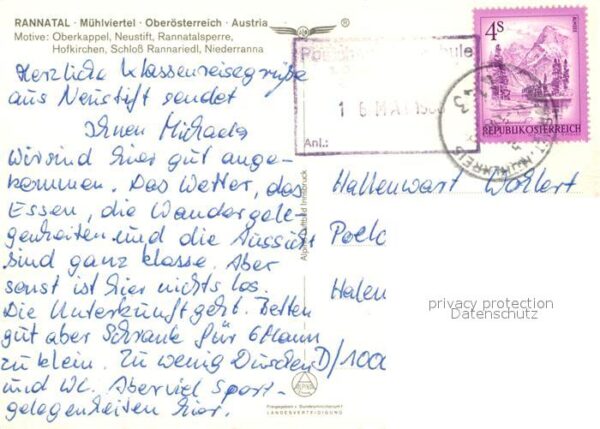 Oberkappel Ortschaften im Rannatal Talsperre Flieg – Bild 2