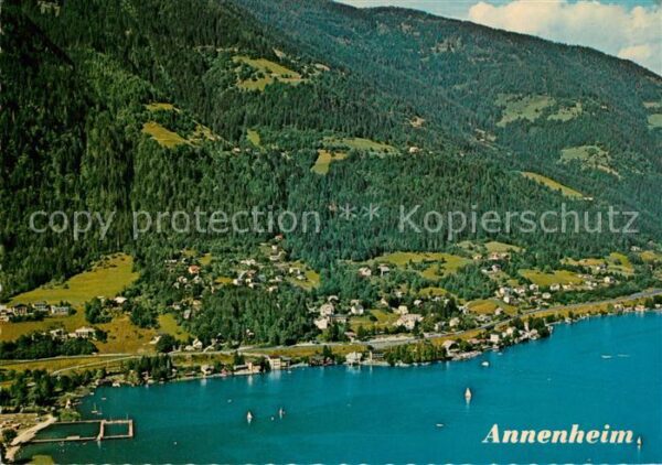 Annenheim Ossiacher See Fliegeraufnahme