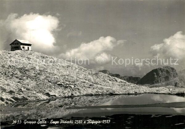 Gruppo Sella Lago Pisciadu e Rifugio Bergsee Berghüt