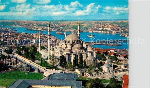 Istanbul Constantinopel Süleymaniye Moschee Goldenes Horn Bospo
