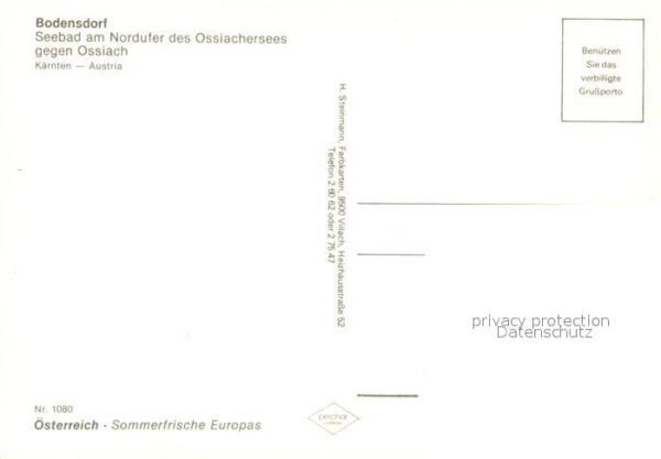Bodensdorf Ossiacher See Panorama Seebad – Bild 2