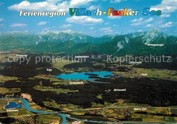 Villach Kaernten Ferienregion Villach Faaker See Alpen F
