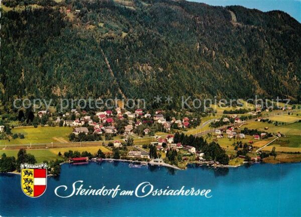 Steindorf Ossiacher See Fliegeraufnahme