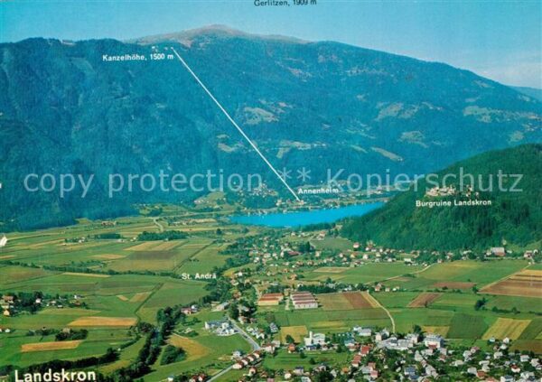 St Andrae Ossiachersee Burgruine Landskron Kanzel