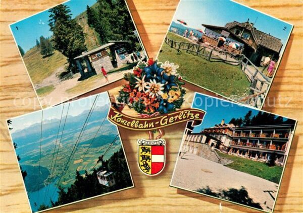 Sattendorf Kanzelbahn Gerlitzen Berghütte Talblick