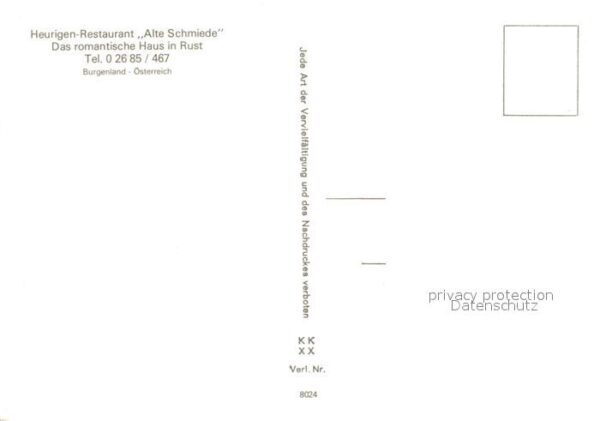 Rust Burgenland Heurigen Restaurant Alte Schmiede Türsc – Bild 2