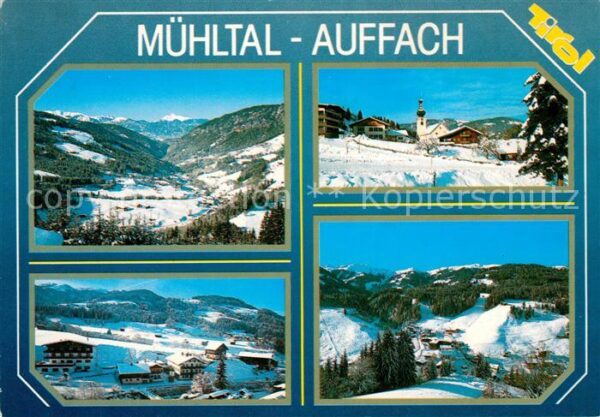 Auffach Winterpanorama Mühltal Hochtal Wildschö