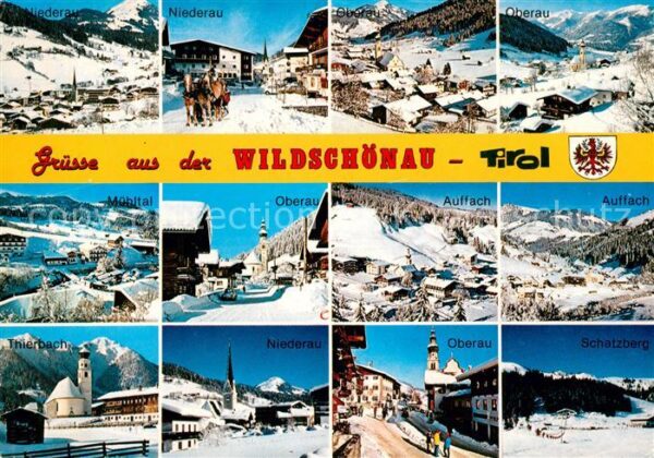 Wildschoenau Tirol Wintersportplätze der Region