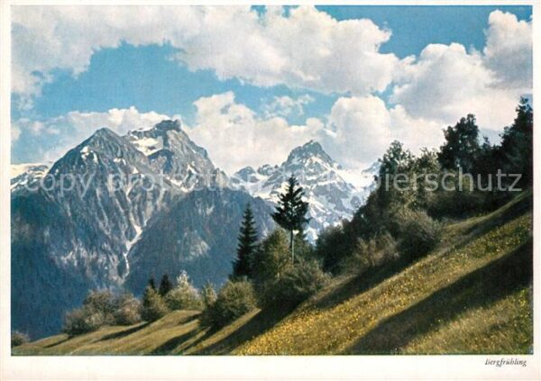 Zimba Raetikon Bergfrühling Alpenpanorama