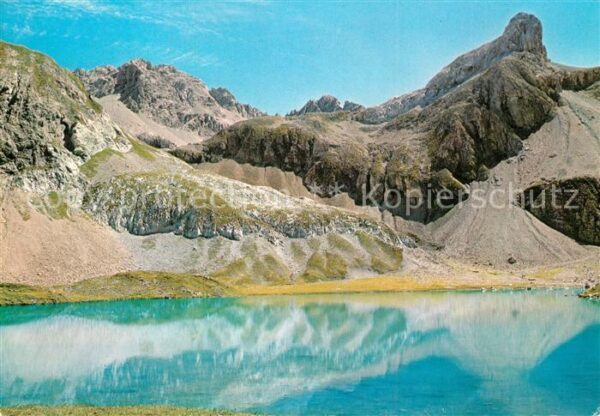 Zams Seebisee mit Seescharte Seeköpfle Weg z