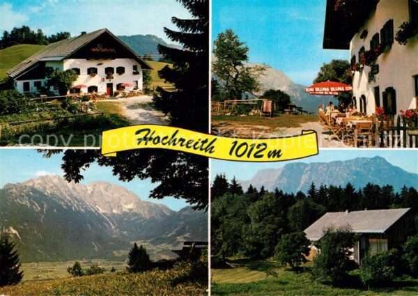 Golling Salzach Alpengasthof Hochreith Landschaftspanor