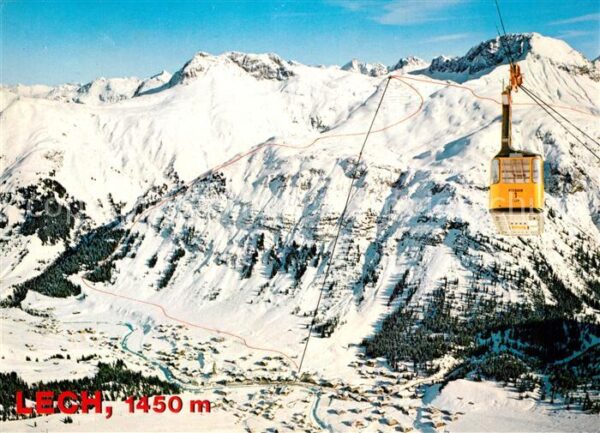 Lech Vorarlberg Rüfibahn Bergstation Alpen