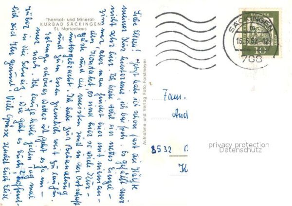 Bad Saeckingen Thermalbad St Marienhaus Kurpark Wasser – Bild 2