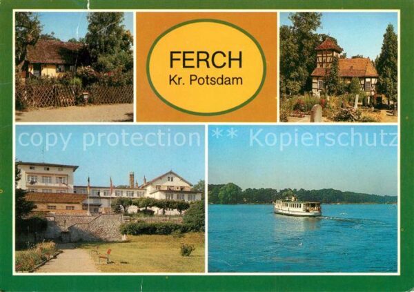 Ferch Altes Fischerhaus Dorfkirche FDGB Erhol
