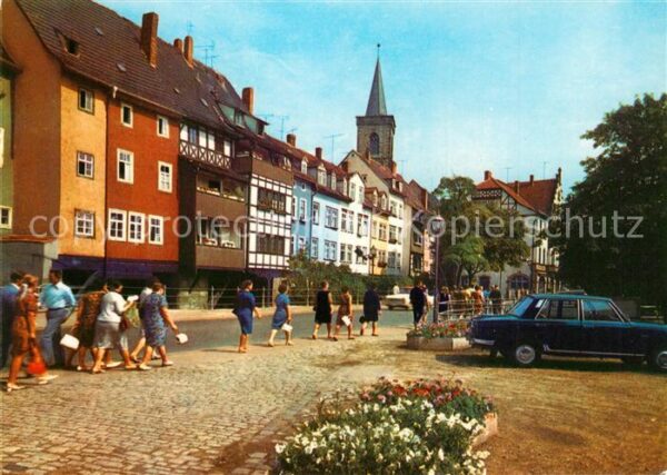 Erfurt Häuser der Krämerbrücke Altstadt