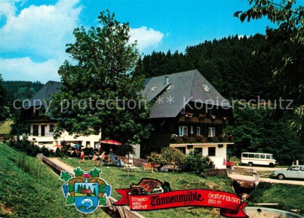 Grafenhausen Schwarzwald Schwarzwaldgasthof Hotel Tannenmühle