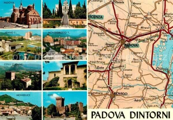 Padova und Umgebung mit Sehenswürdigkeiten Lan