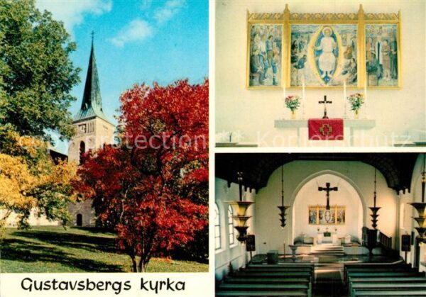 Gustavsberg Kyrka Kirche Innenansicht