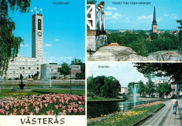 Vaesteras Stadshuset Svartan Utsikt fran Djäknebe