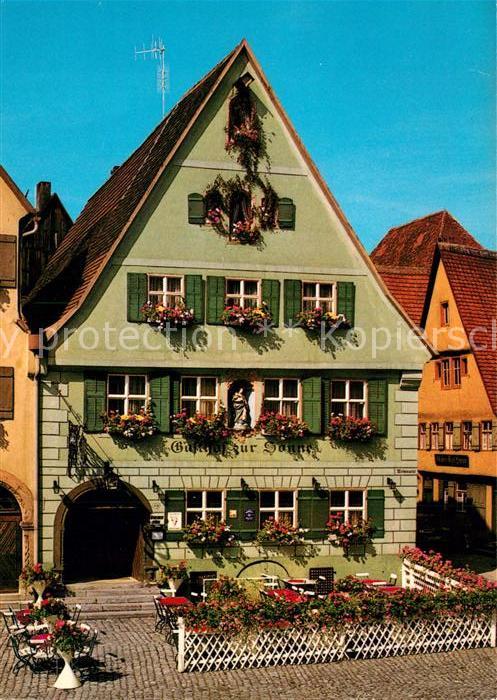 Dinkelsbuehl 1000jährige Stadt Gasthof Sonne Altstad
