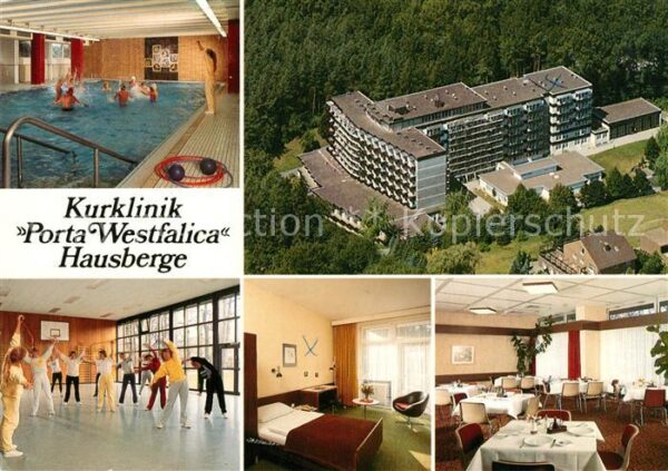 Porta Westfalica Kurklinik Hallenbad Gymnastikraum Patie