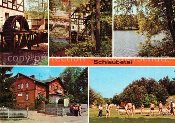 Schlaubetal Mühlenrad Bremsdorfer Mühle HOG Treppel