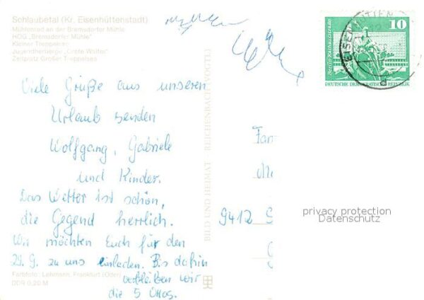 Schlaubetal Mühlenrad Bremsdorfer Mühle HOG Treppel – Bild 2