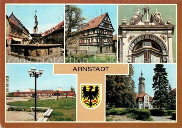 Arnstadt Ilm Hopfenbrunnen Fachwerkhaus Portal am Ha