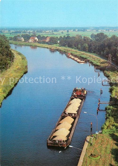 Niederfinow Oder Havel Kanal Frachtkahn Binnenschif