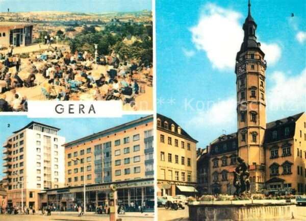 Gera Terrassencafe Osterstein Strasse der Re