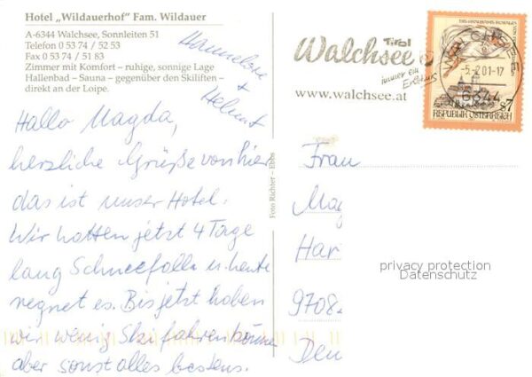 Walchsee Tirol Hotel Wildauerhof Winterimpressionen Al – Bild 2