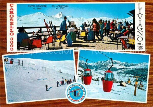 Livigno Carosello 3000 Wintersportplatz Alpen C