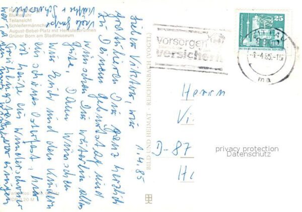 Zittau Rolandbrunnen Blumenuhr Teilansicht Sch – Bild 2
