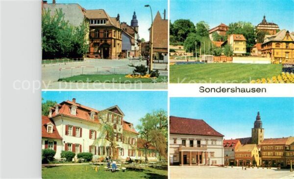 Sondershausen Thueringen Wilhelm Pieck Strasse Schloss HO Gastst