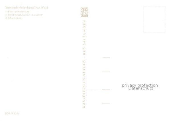 Steinbach Hallenberg Hallenburg FDGB Erholungsheim Fortschri – Bild 2