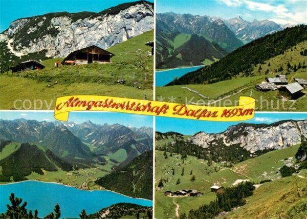 Maurach Achensee Almwirtschaft Dalfaz Rofangebirge Lands