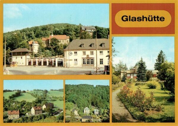Glashuette Sachsen Blick zum Ochsenkopf Folgenhang Landsch
