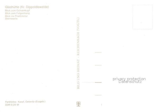 Glashuette Sachsen Blick zum Ochsenkopf Folgenhang Landsch – Bild 2