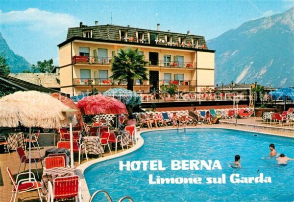 Limone sul Garda Hotel Berna Swimming Pool