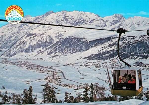 Livigno Telecabina Carosello Wintersportplatz A